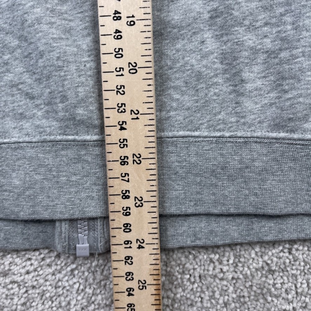 Nike Hoodie in Gray with Black Accents and Orange Logo - Picture 12 of 13
